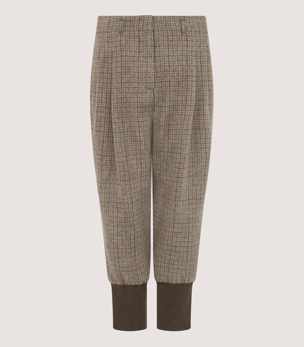 Women's Tweed Two Pleat Breek with Storm Cuff in Maree