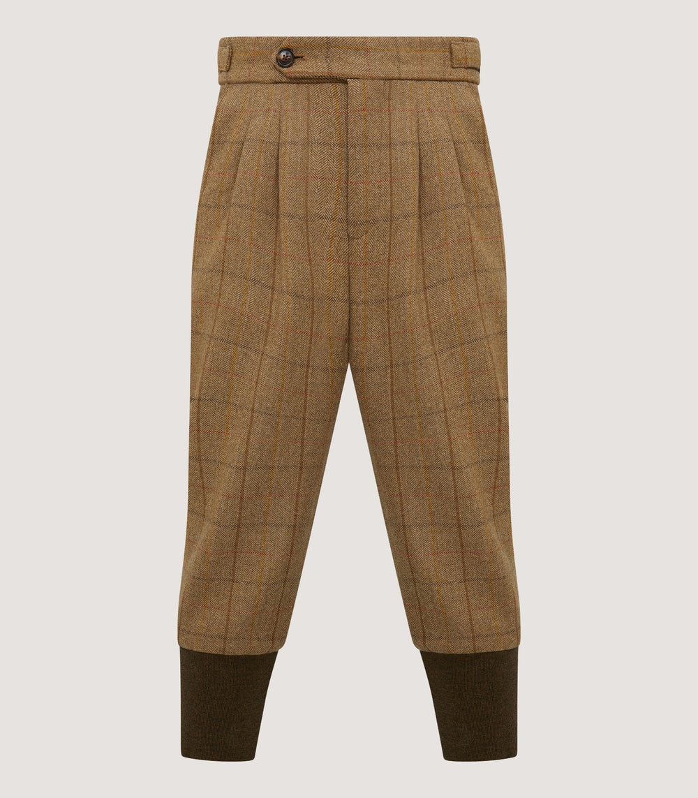 Men's Tweed Two Pleat Breek with Storm Cuff in Morar