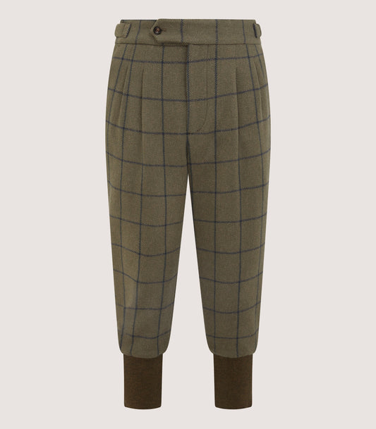 Men's Cashmere Tweed Two Pleat Breek with Storm Cuff in Rannoch