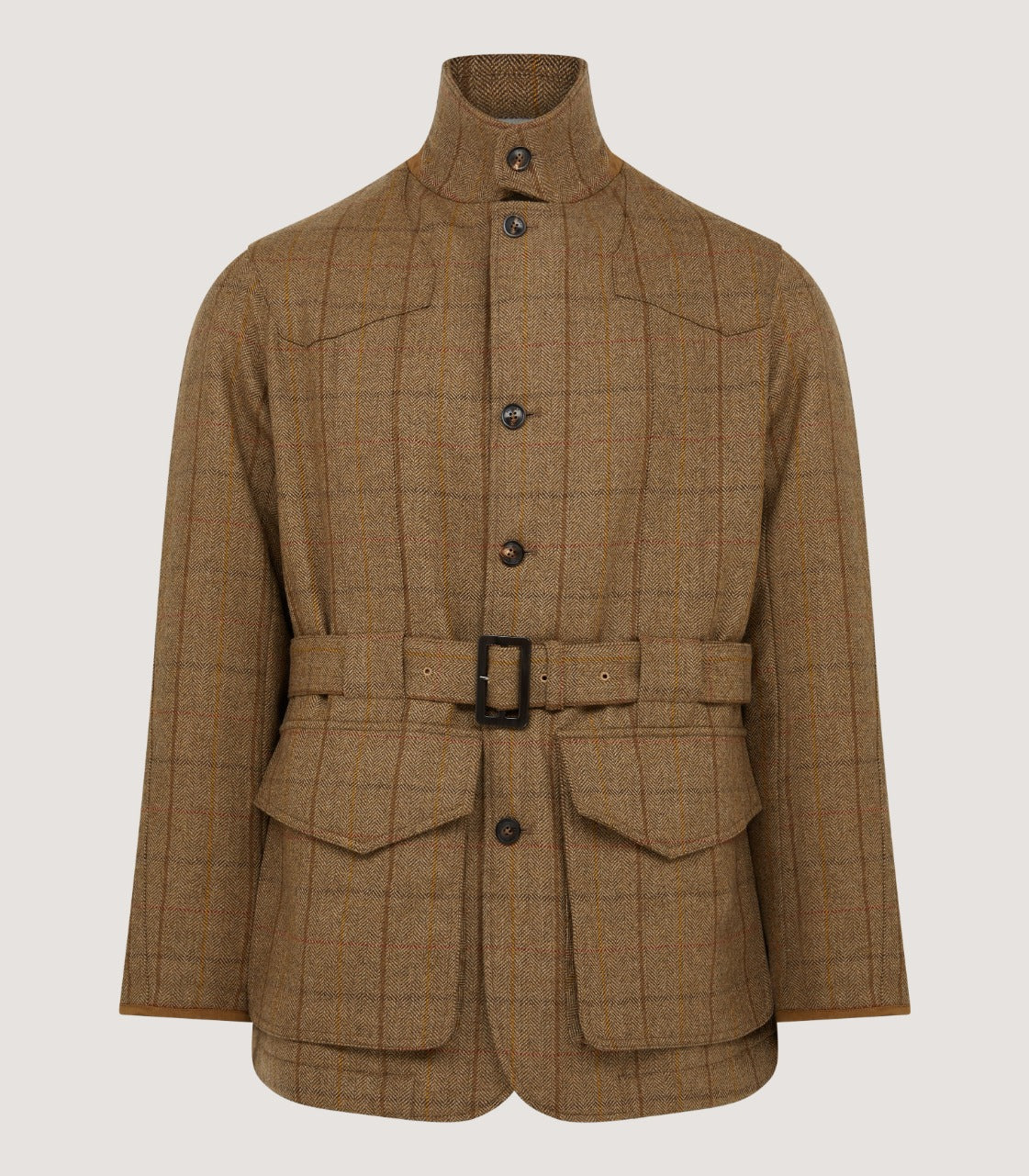 Men's Tweed Norfolk Jacket in Morar