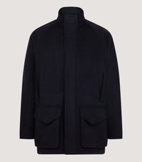 Men's Loden Raglan Field Coat in Navy