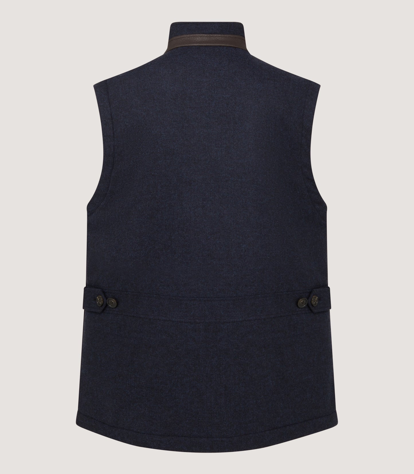 Men's Warwick Stand Collar Gilet in Midnight Navy