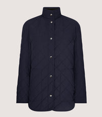 Women's Navy Quilted Purdey Jacket