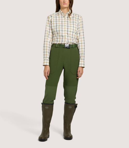 Women's Shropshire Lightweight Trousers In Fern Green