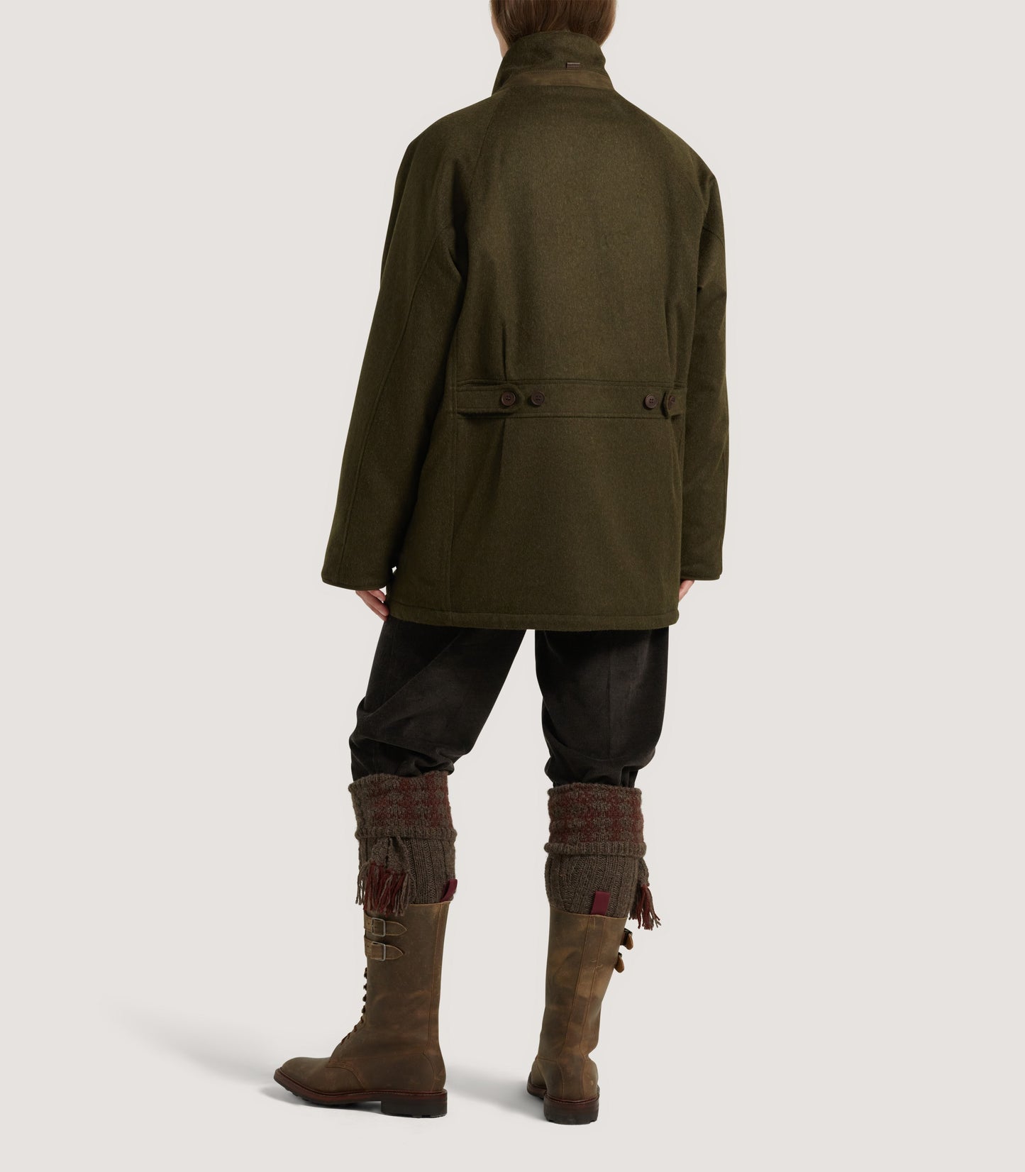 Women's Loden Raglan Field Coat in Loden