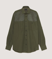 Men's Technical Sporting Shirt In Khaki Green