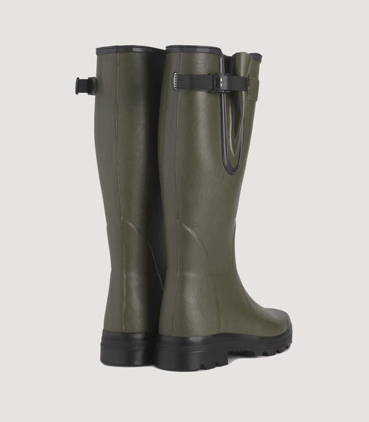 Women's Le Chameau Vierzon Jersey Boot In Forest Green