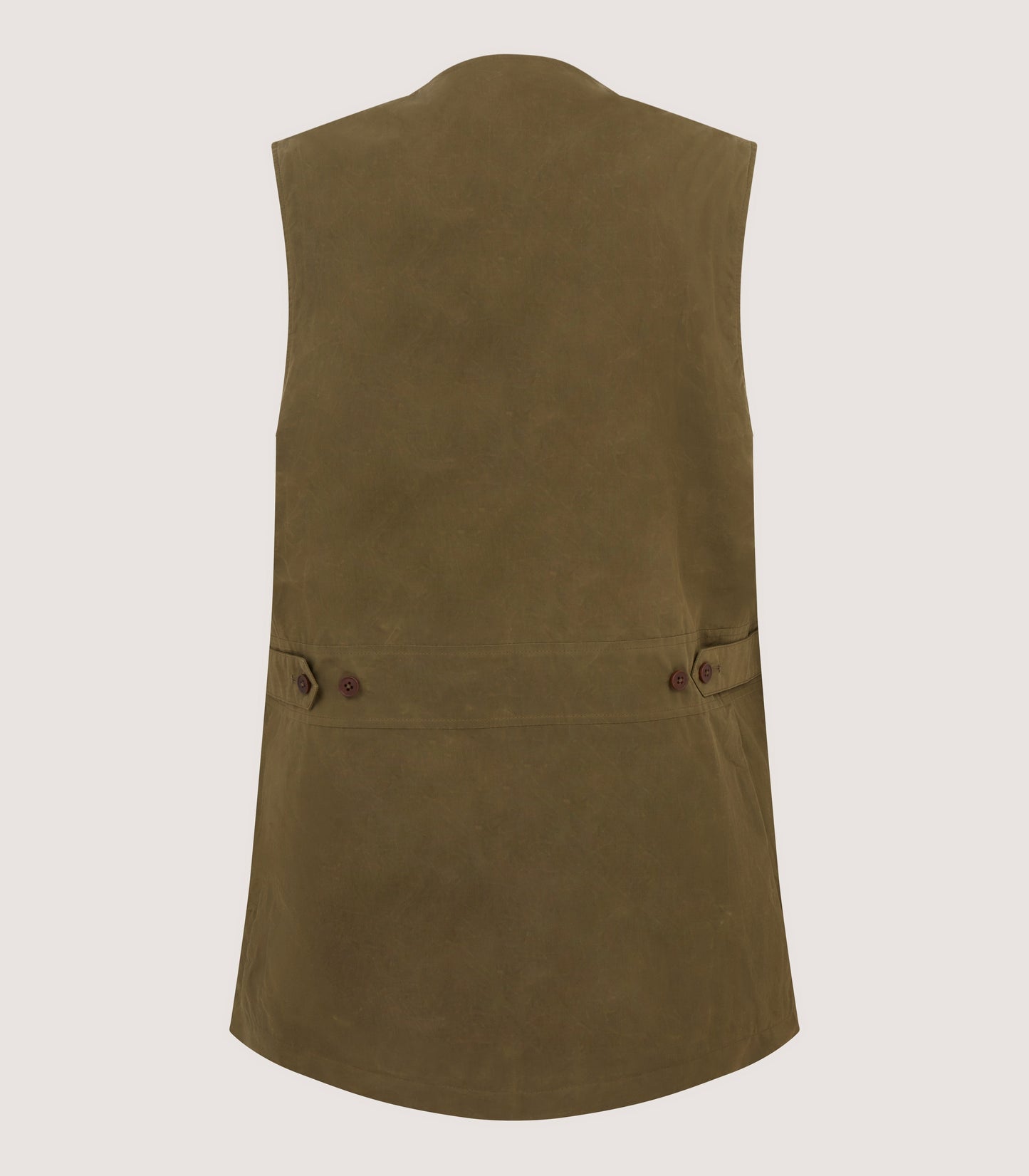 Men's Summer Dry Wax Sporting Vest in Olive