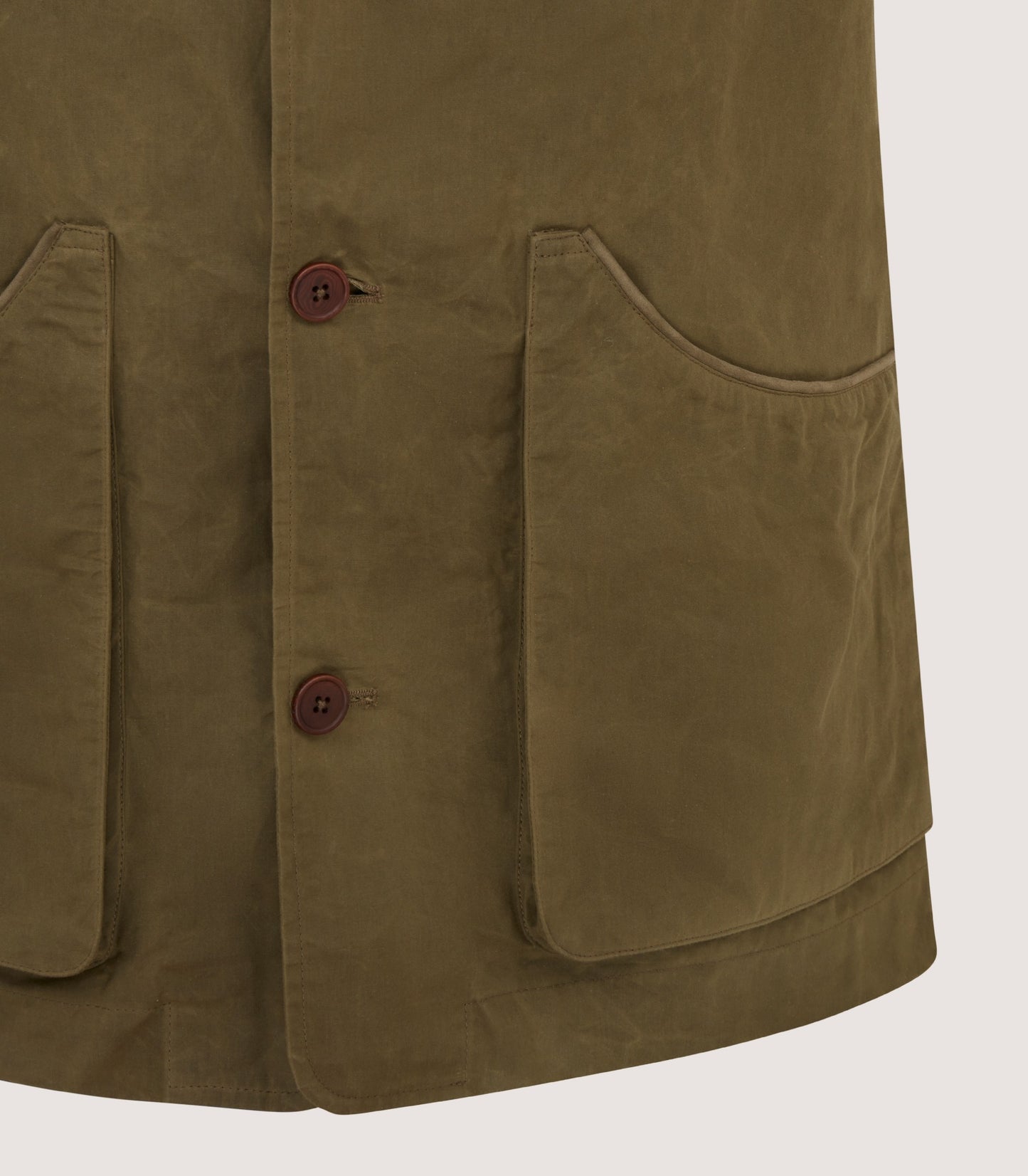 Men's Summer Dry Wax Sporting Vest in Olive