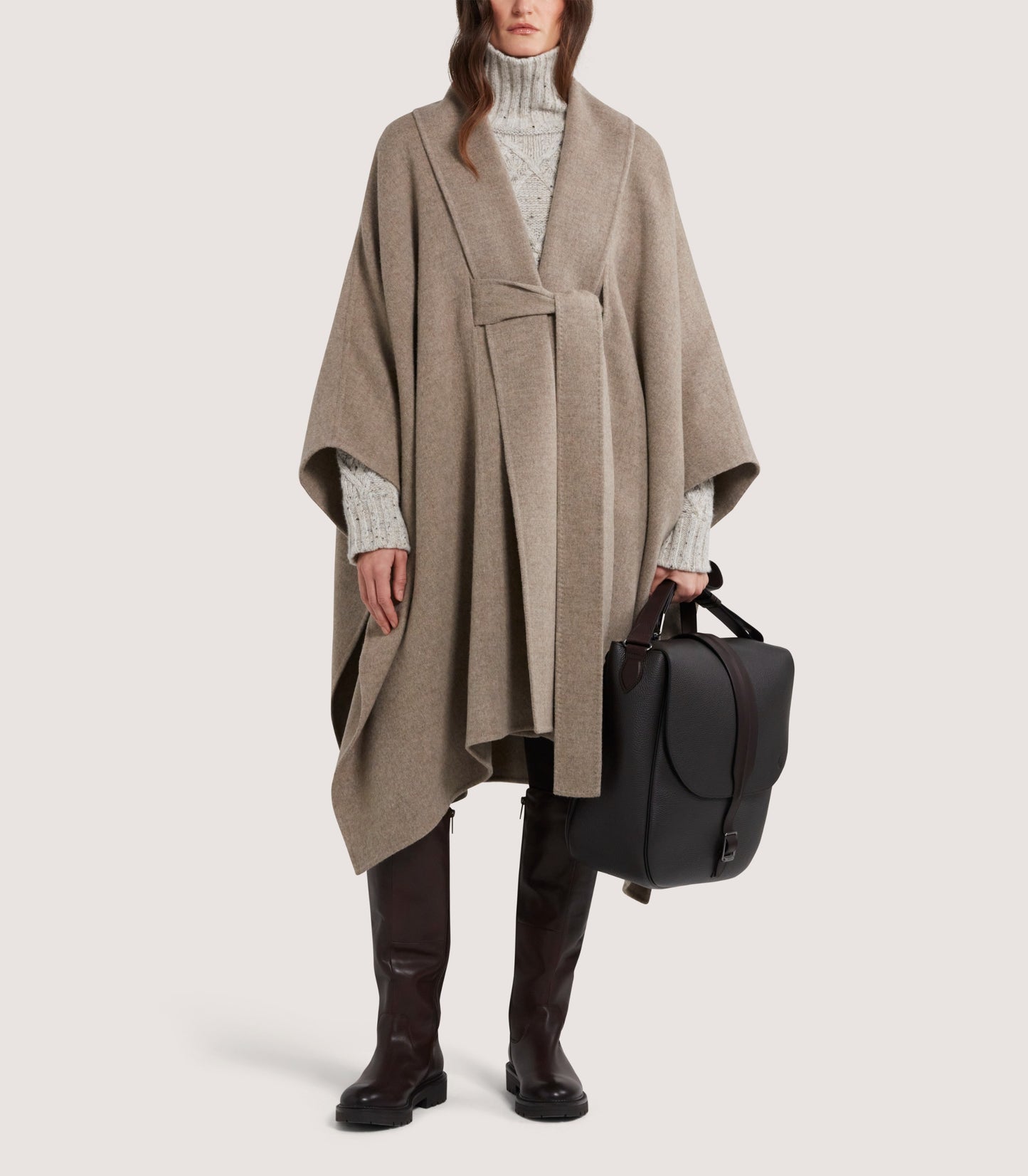 Women's Carrington Cape in Stone