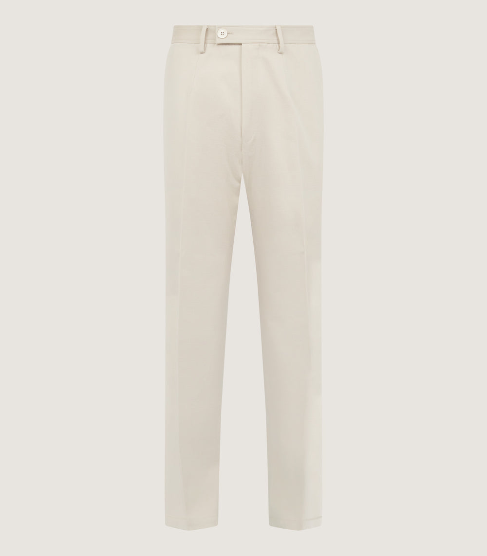 Men's Dart Front Trouser In Stone