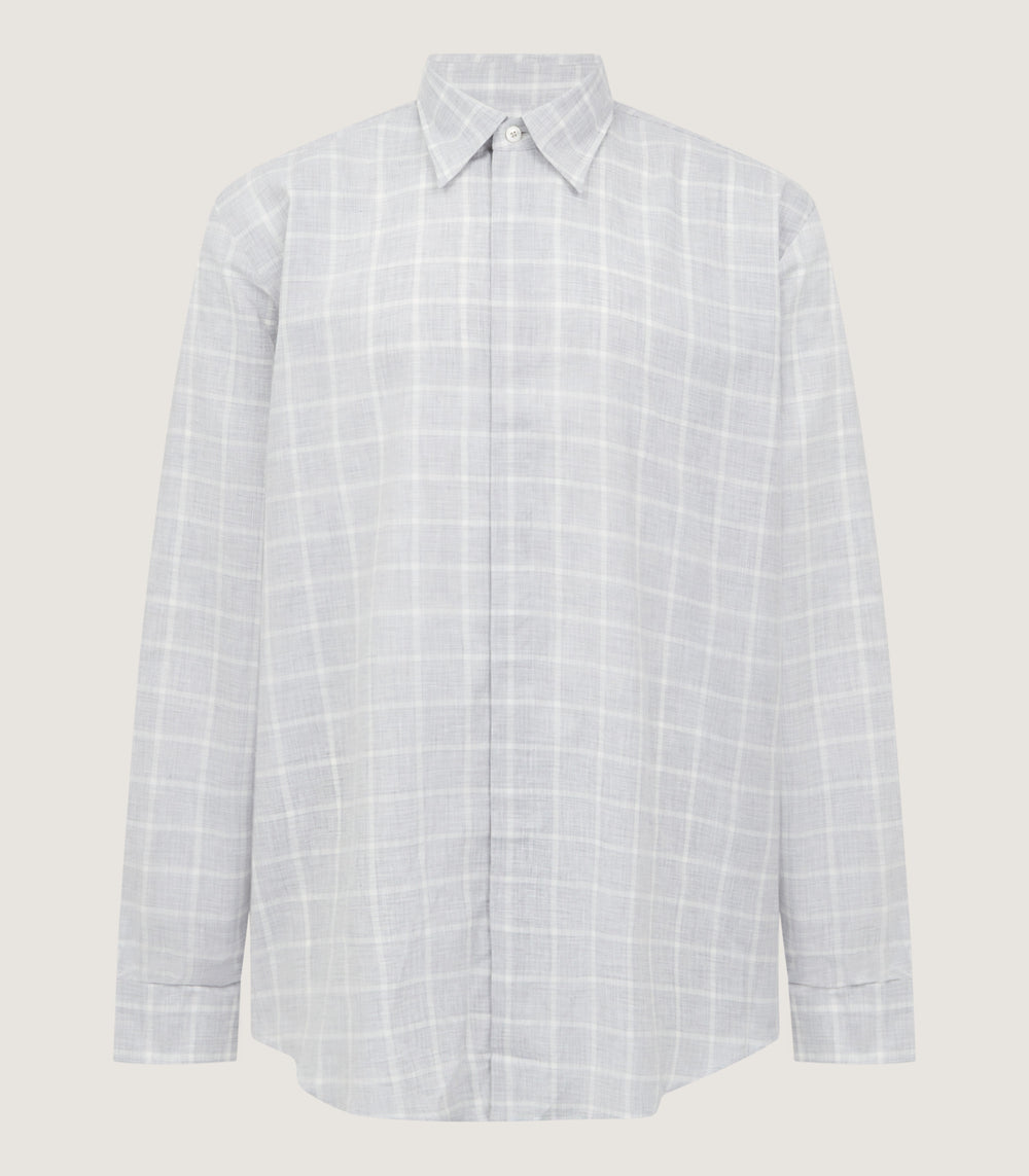 Men's Estate Shirt In Flannel Grey