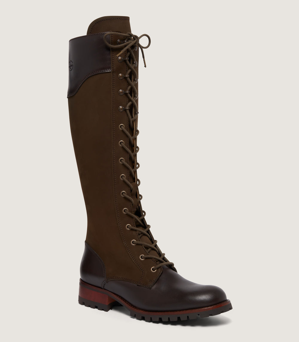 Women's Le Chameau La Parisienne Boot In Dark Brown