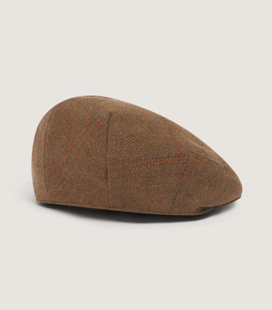 Litton Short Peak Tweed Cap In Lomond