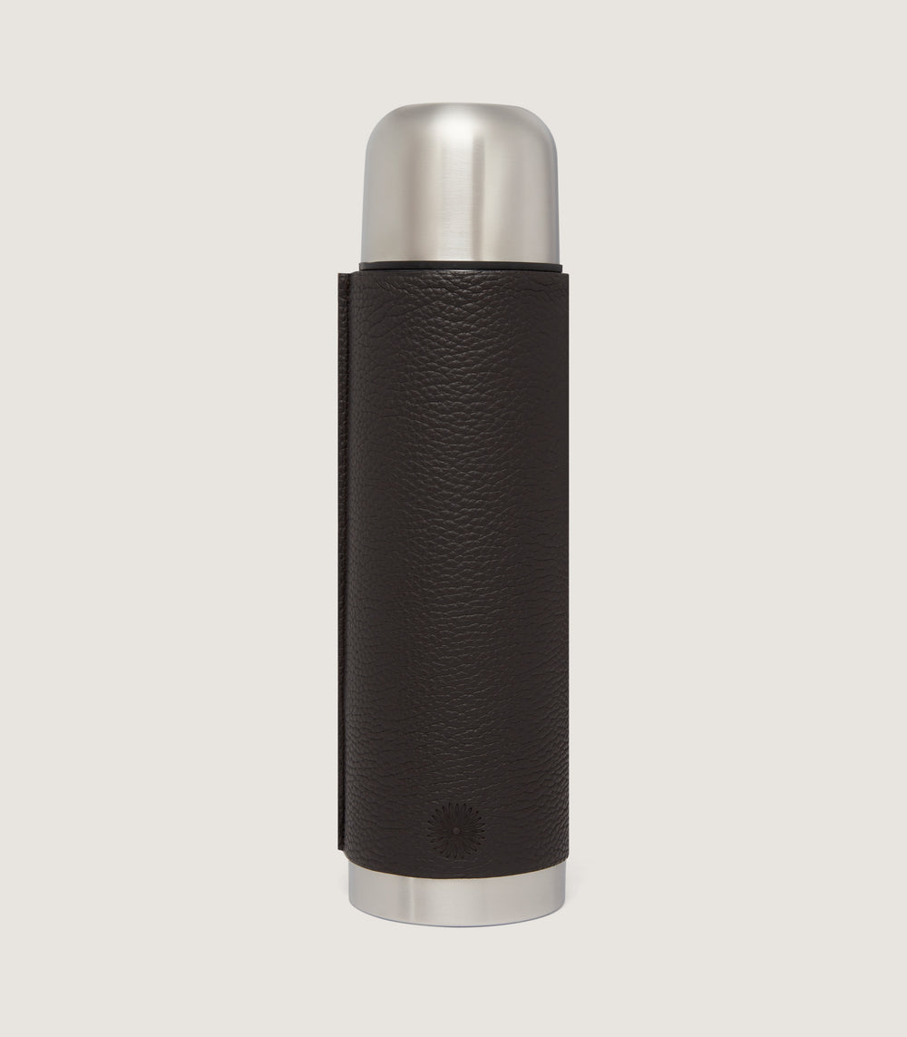 Leather Covered Steel Thermos