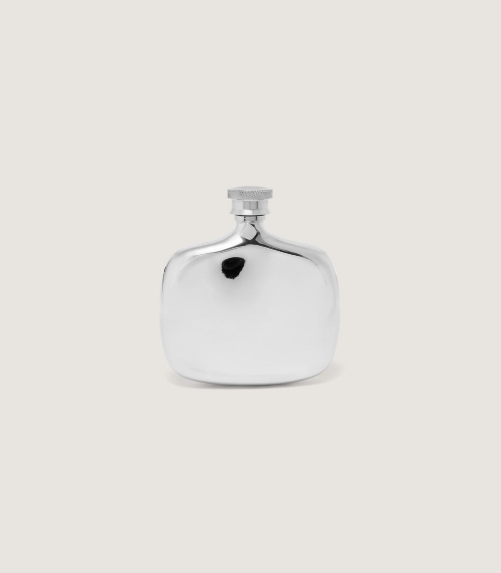 Small Pocket Flask In Pewter