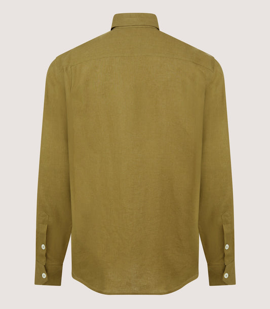 Men's Triple Pocket Shirt in Ochre