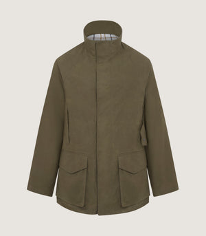 Men's Lightweight Dry Wax Field Coat in Olive