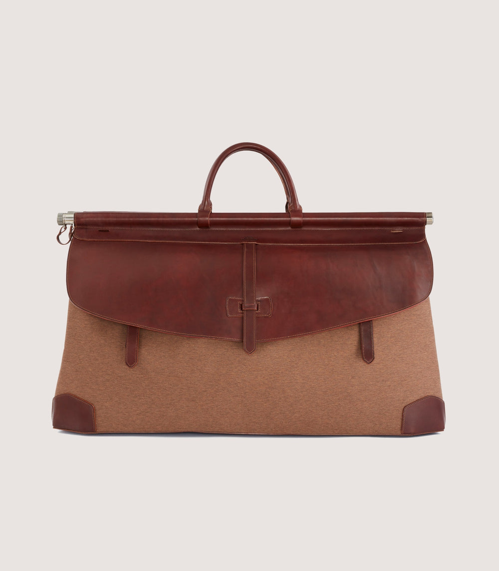 Side-By-Side Weekend Bag In Walnut