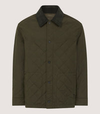 Men's Padded Purdey Jacket In Dark Olive