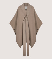 Women's Carrington Cape in Stone