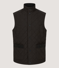 Men's Cambridge Quilted Gilet in Walnut