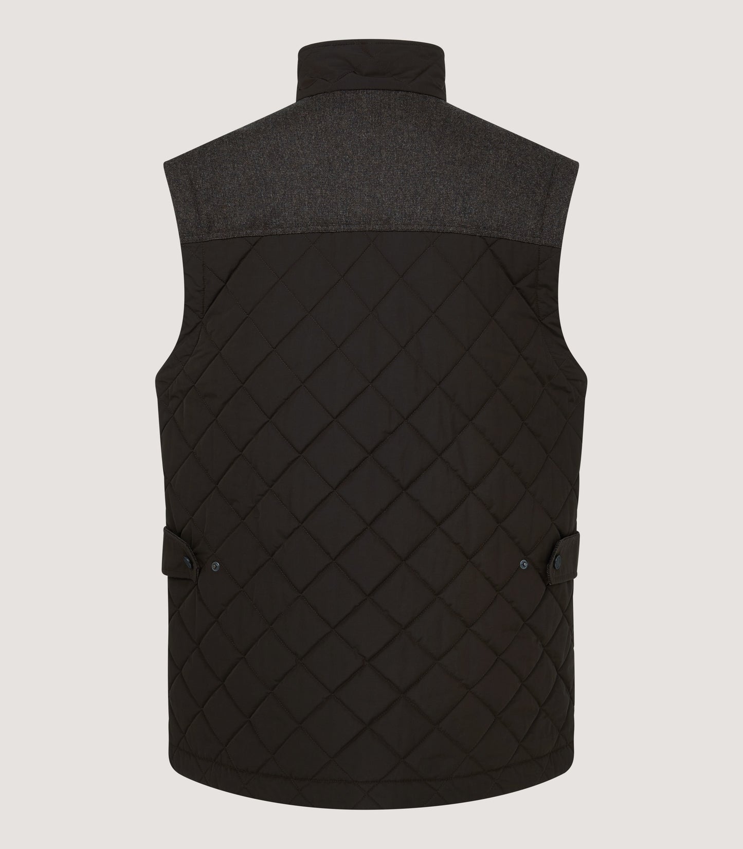 Men's Cambridge Quilted Gilet in Walnut