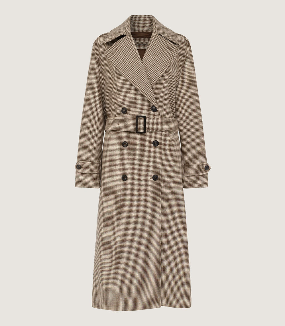 Women's Walnut Hanover Trench Coat