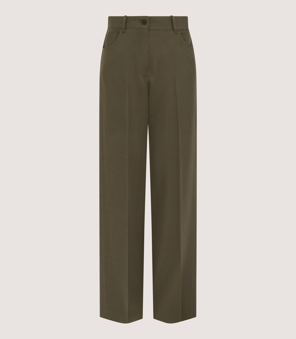 Women's Seymour Trouser in Dark Olive