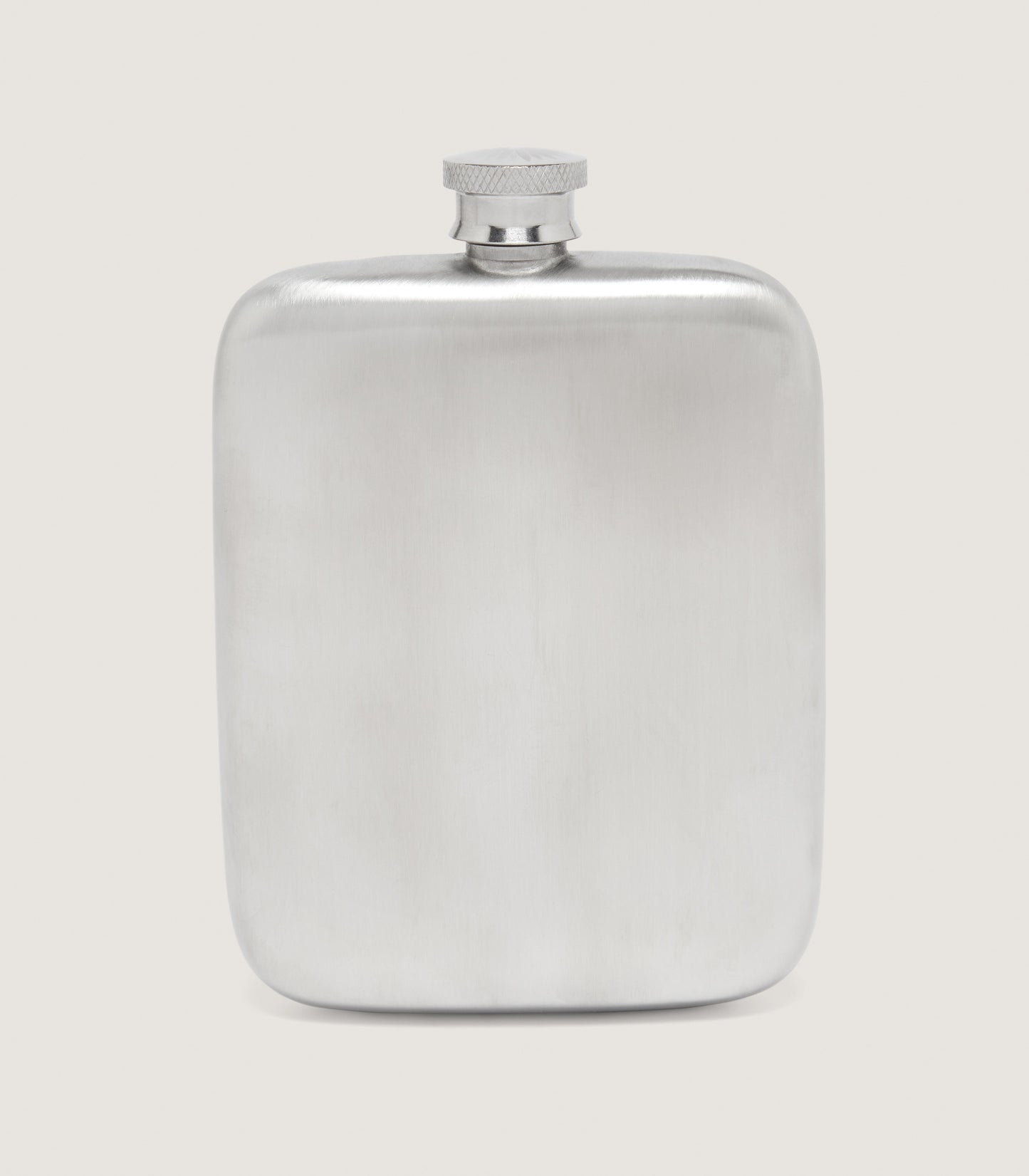 Square Pewter Flask In Pewter