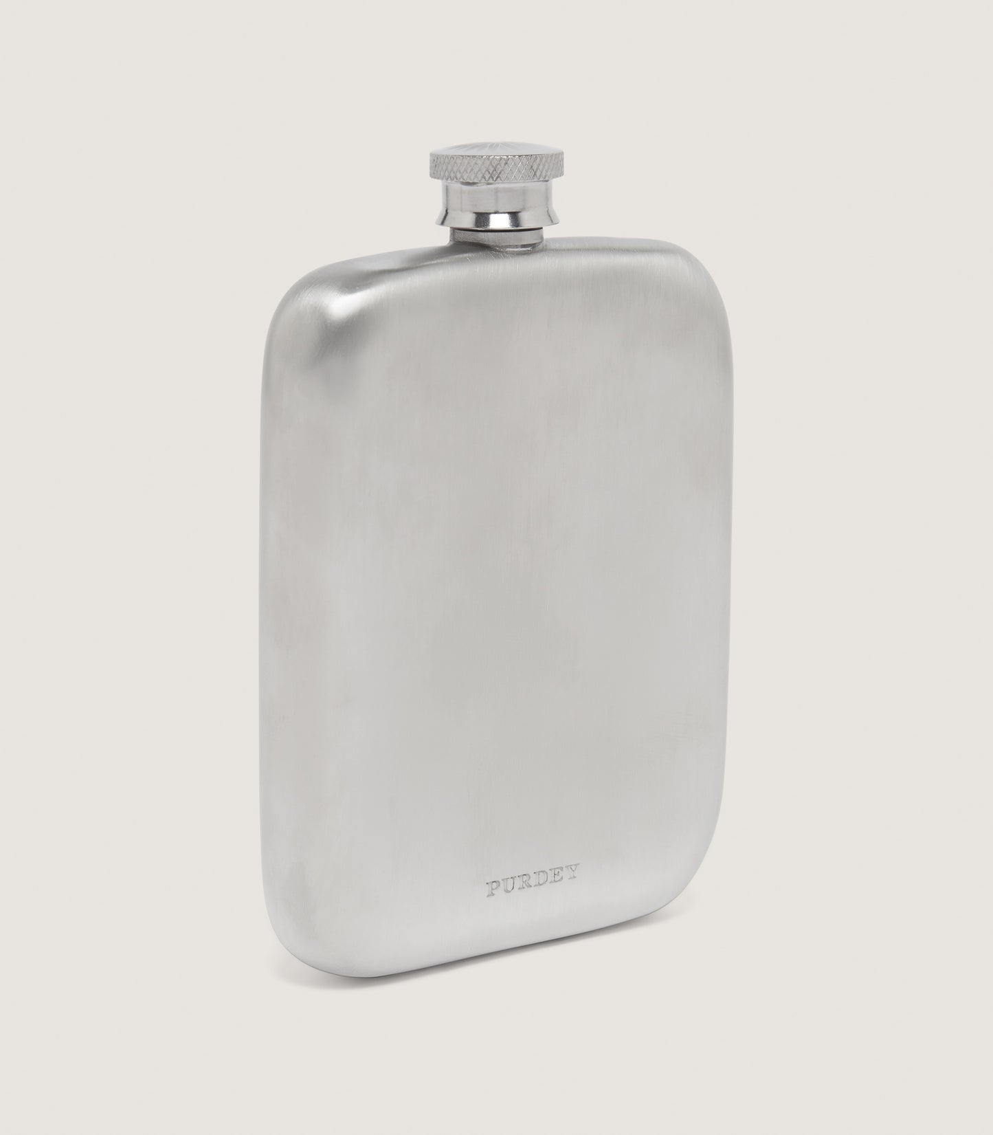 Square Pewter Flask In Pewter