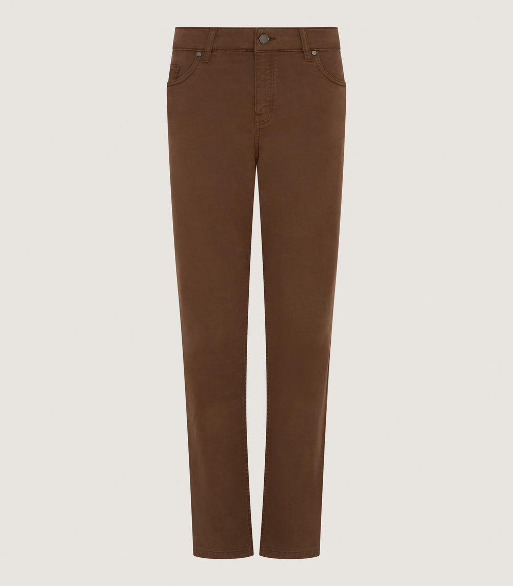 Women's Five Pocket Trouser in Walnut