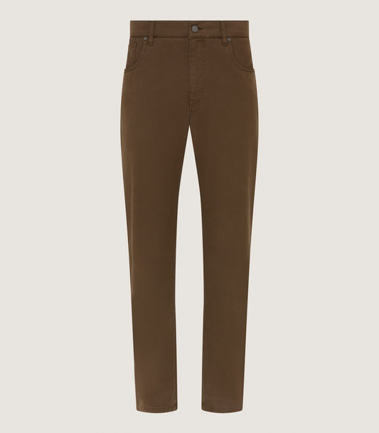 Men's Five Pocket Trouser in Walnut