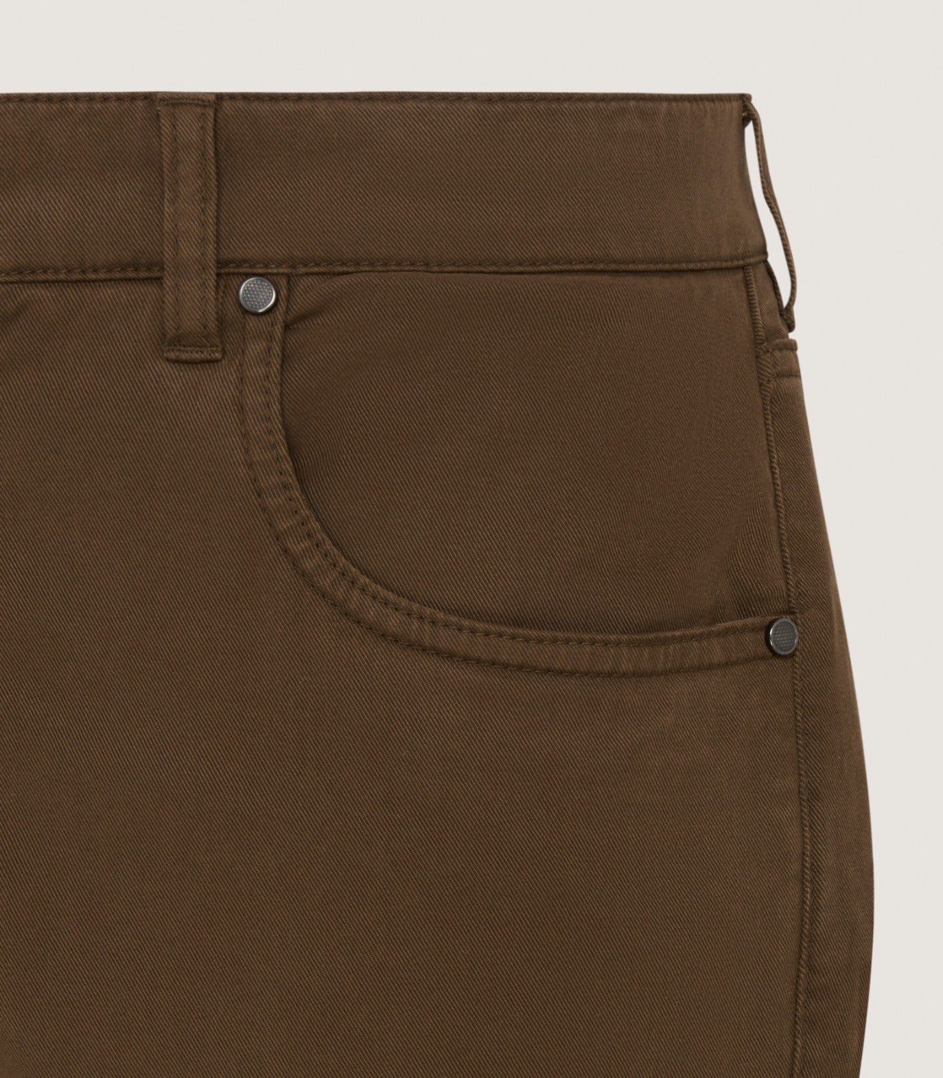 Men's Five Pocket Trouser in Walnut