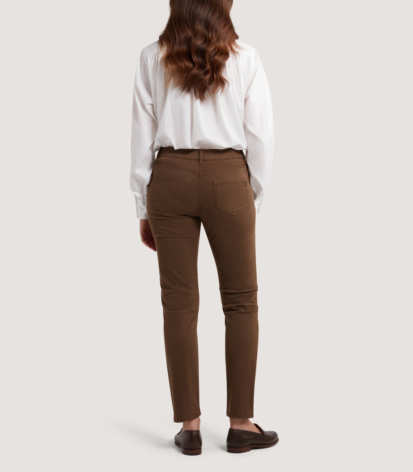 Women's Five Pocket Trouser in Walnut