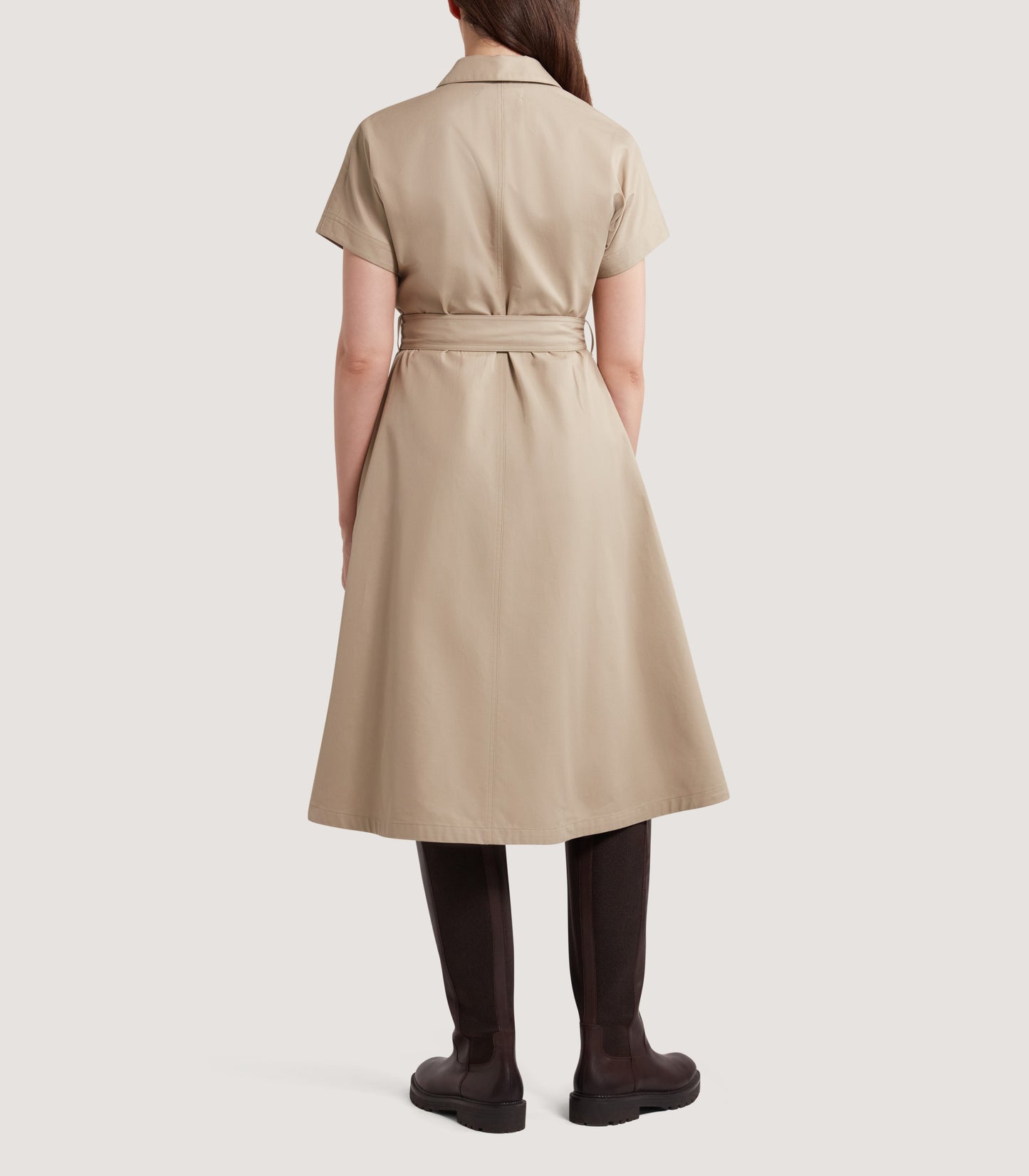 Women's Four Pocket Cotton Dress in Jute