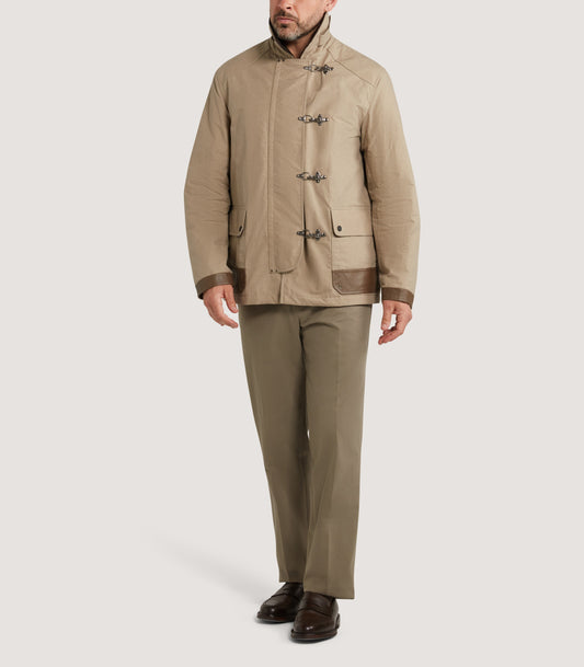 Men's Latch Coat In Khaki
