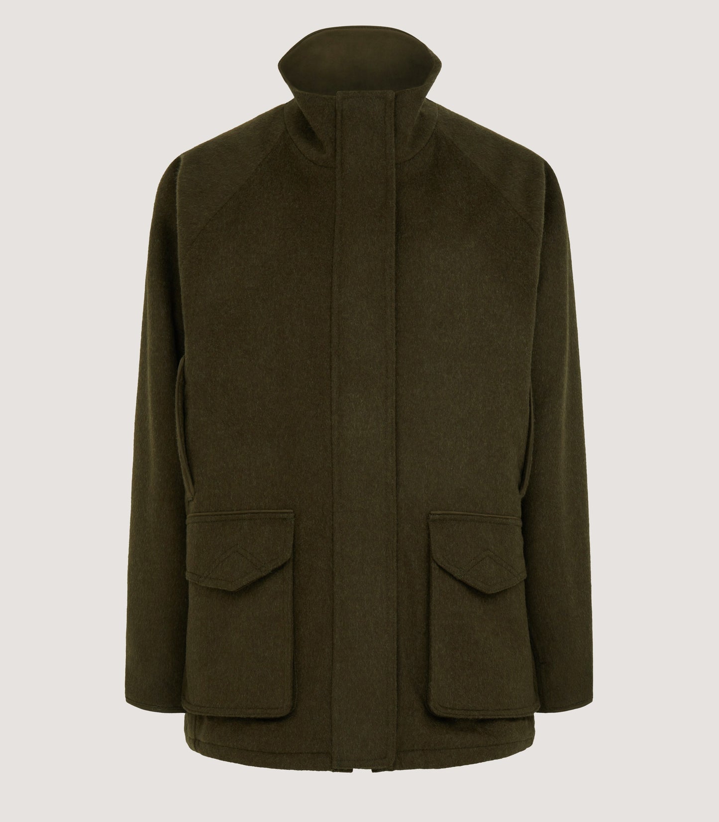 Women's Loden Raglan Field Coat in Loden