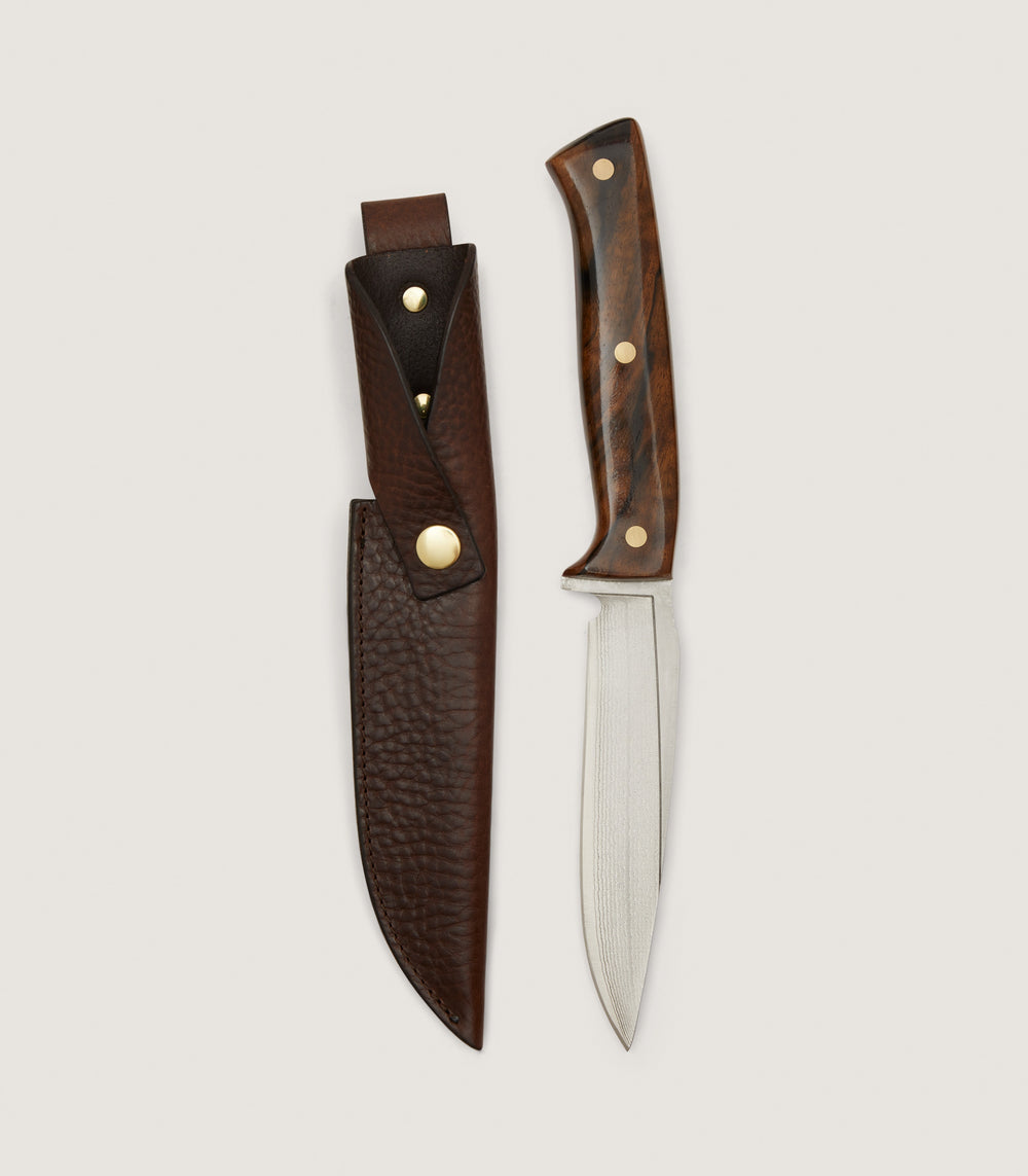 Coldharbour Hunter Knife - 5 inch In Walnut