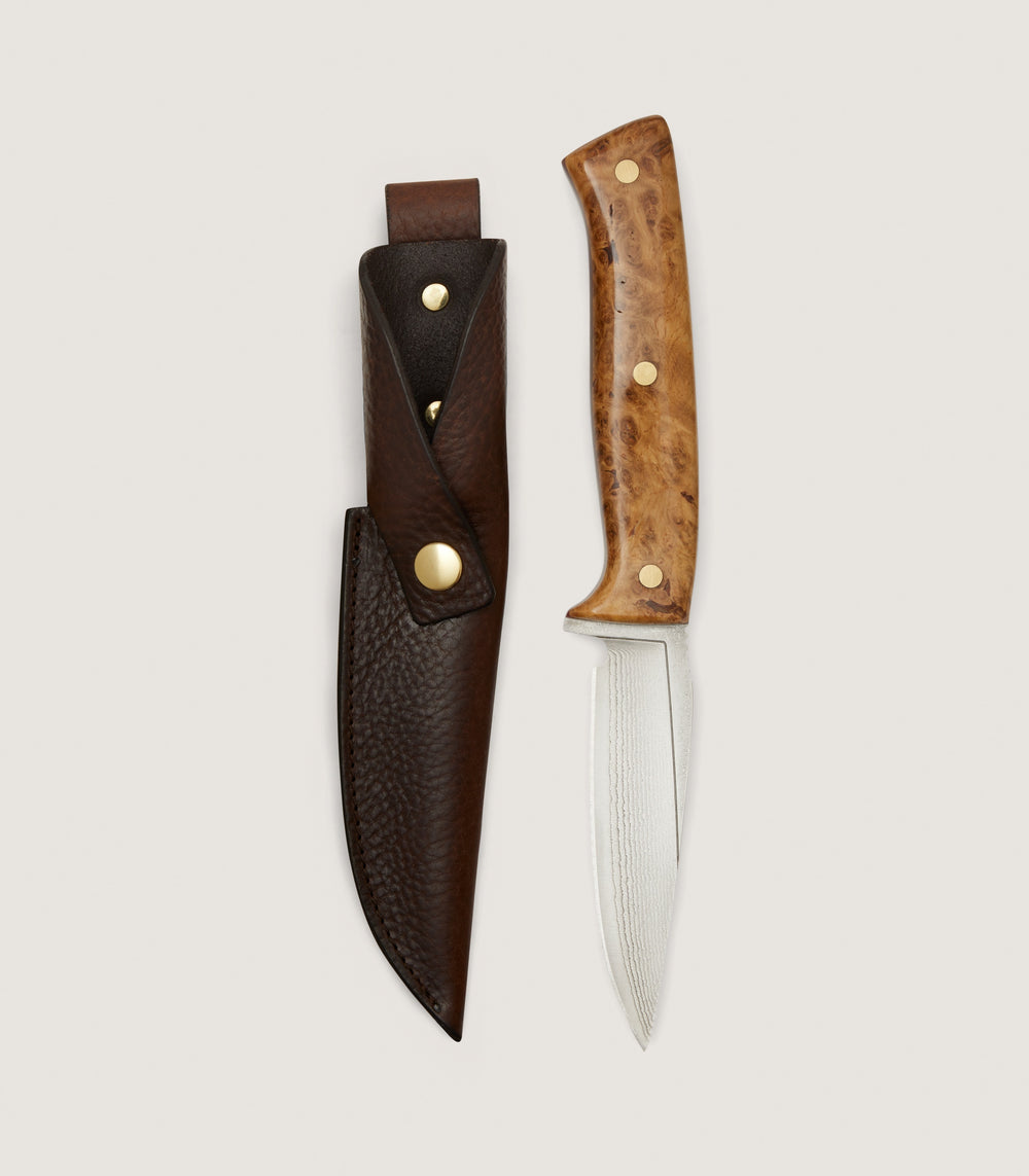 Coldharbour Hunter Knife - 4inch In Burr Oak