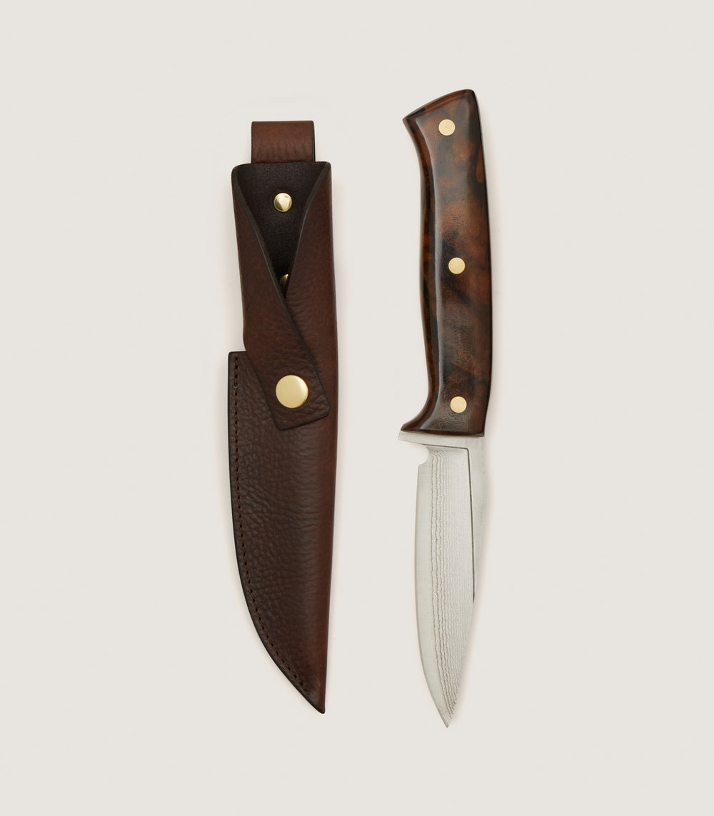 Coldharbour Hunter Knife - 4 inch In Walnut