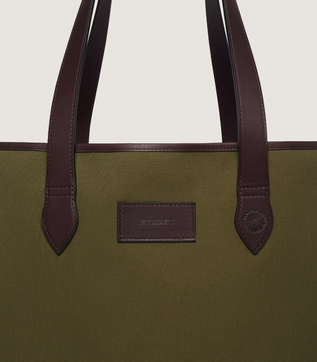 Canvas Tote in Khaki