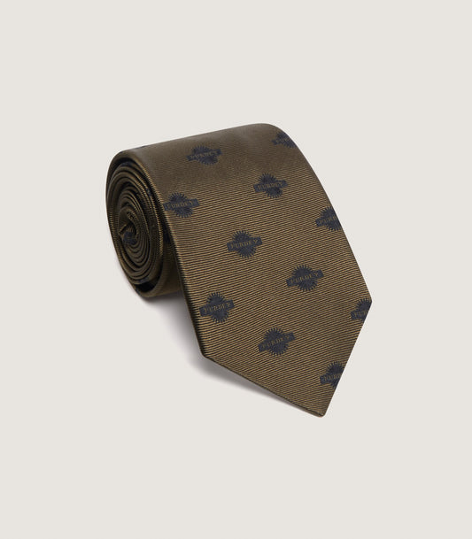 Purdey Starburst Tie In Green