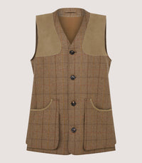 Men's Tweed Sporting Vest in Morar