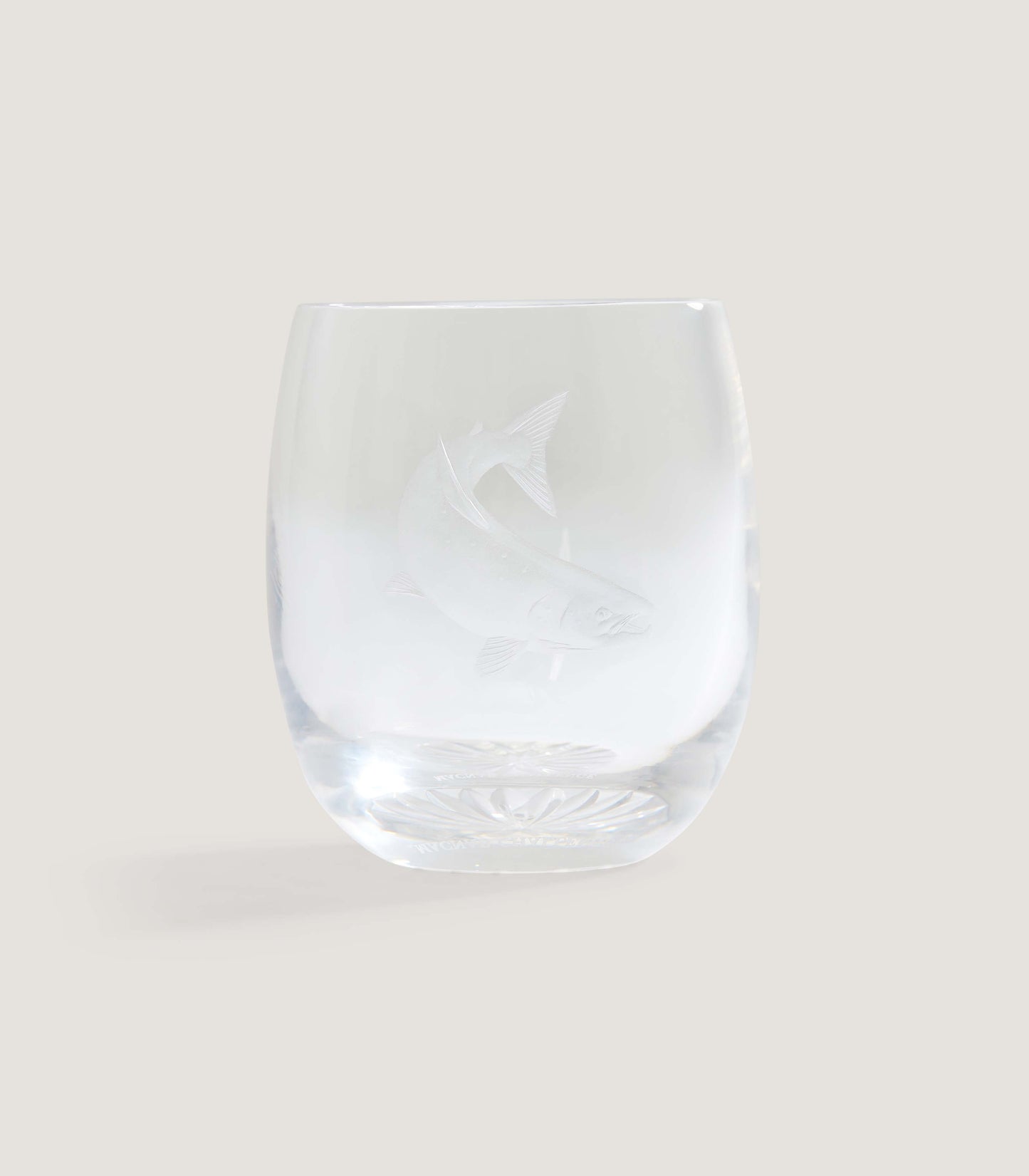 Copper Wheel Engraved Macnab Challenge Atlantic Salmon Crystal Tumbler