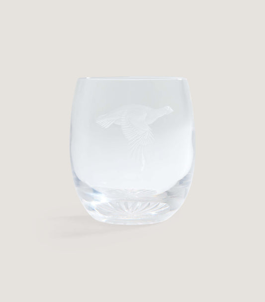 Copper Wheel Engraved Macnab Challenge Grouse Crystal Tumbler