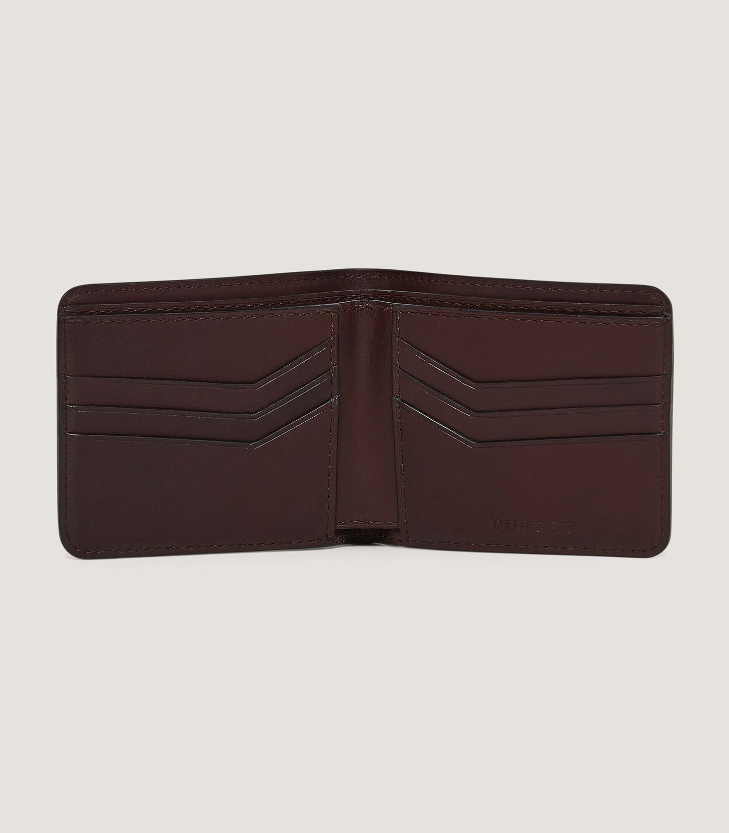 Featherburst Billfold Wallet in Cognac