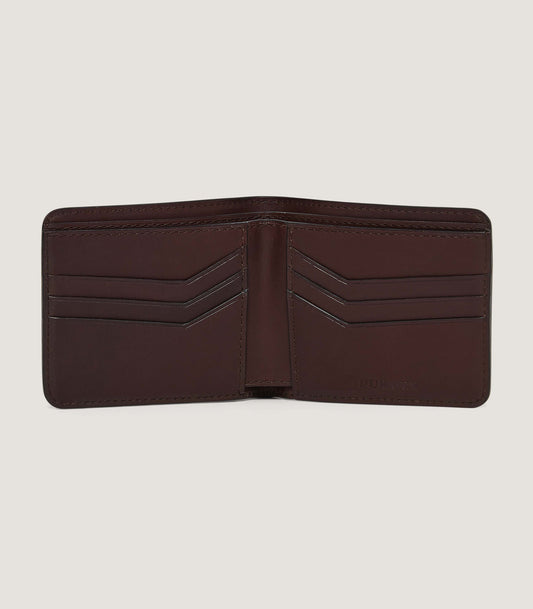 Featherburst Billfold Wallet in Cognac