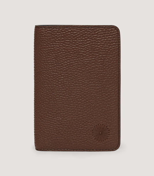 Featherburst Passport Holder in Cognac