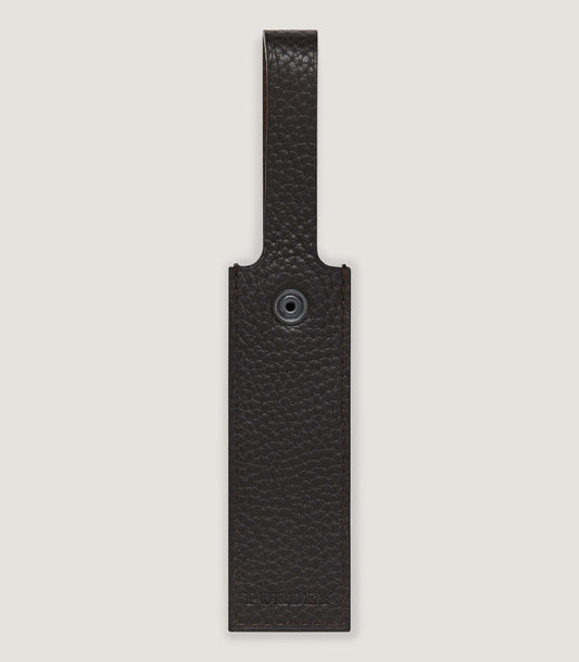 Luggage Tag in Dark Brown